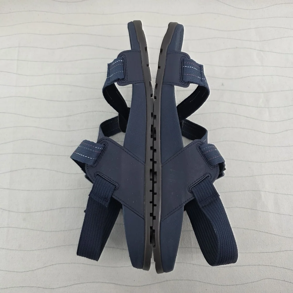 Chaco Mens Lowdown Navy Blue Outdoor Hiking Sandals Shoes JCH107273 Size 11